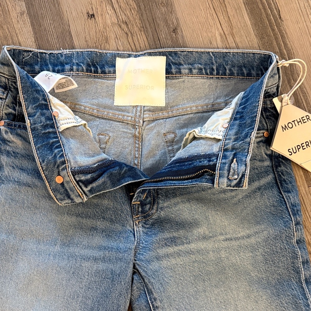 Mother The Outsider Flood Jeans – Are We There Yet Size 28 | NWT - Picture 13 of 16